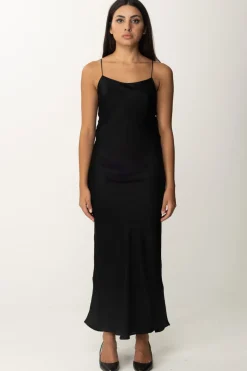 Replay Abito Lungo In SatinBLACK