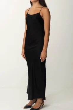 Replay Abito Lungo In SatinBLACK