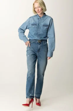 Replay Camicia In Jeans Regular FitLIGHT BLUE