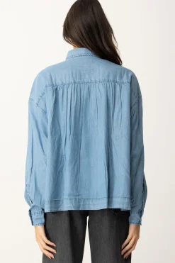 Replay Camicia Over In JeansLIGHT BLUE