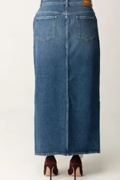 Replay Gonna Midi In Jeans con Spacco FrontaleMEDIUM BLUE