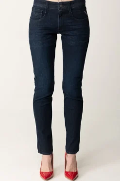 Replay Jeans Skinny con Etichetta LogoDARK BLUE