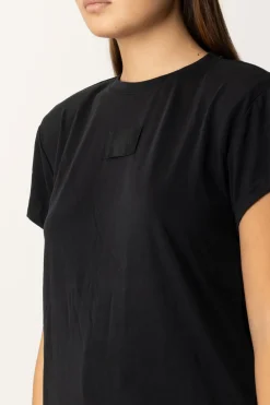 Replay T-shirt Girocollo con Etichetta LogoBLACK