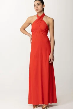 Semicouture Abito Lungo con Fasce Incrociate BellaSMALTO