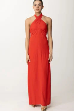 Semicouture Abito Lungo con Fasce Incrociate BellaSMALTO