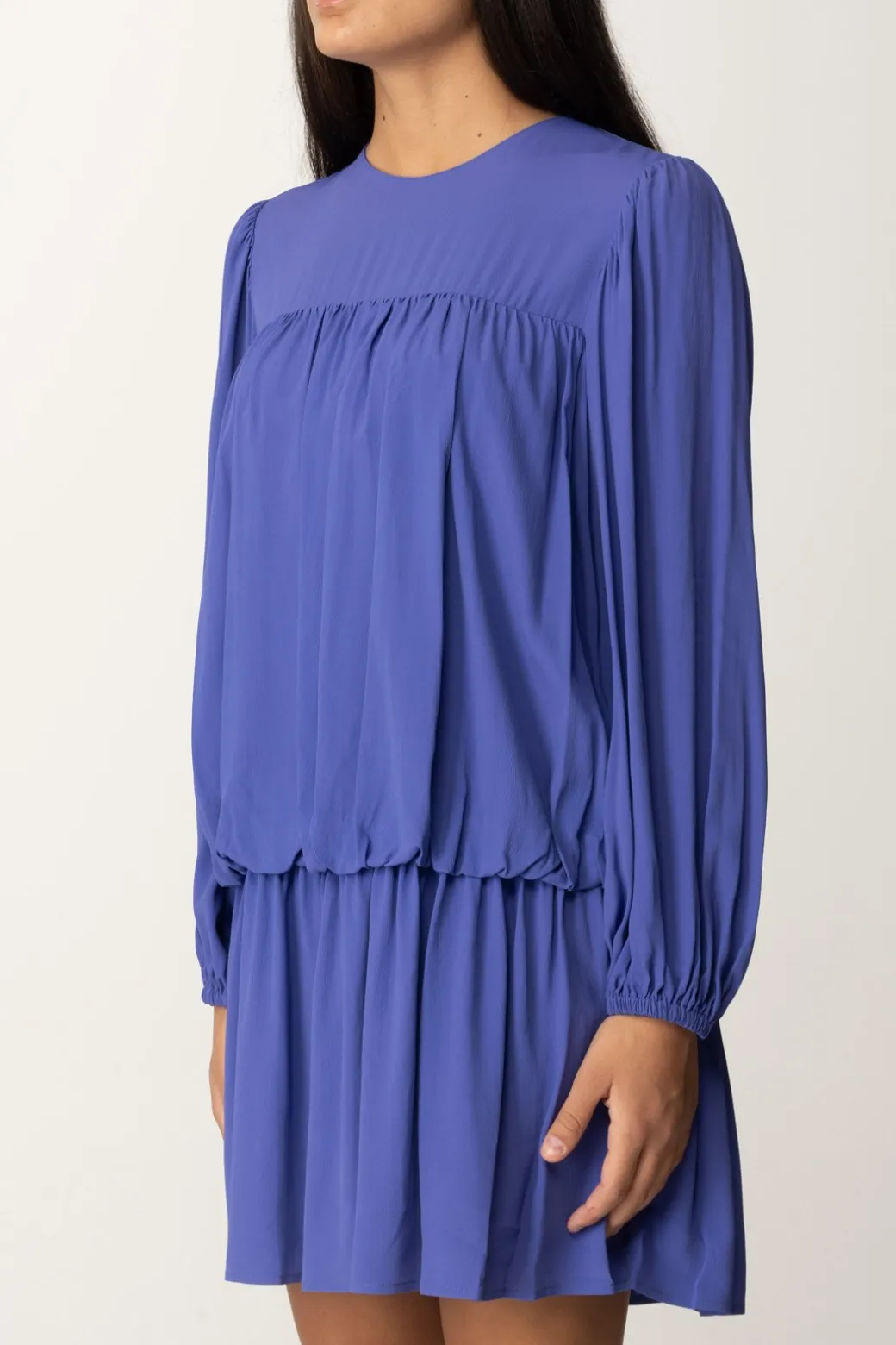 Semicouture Abito Mini con Arricciature AnnalouFIORDALISO