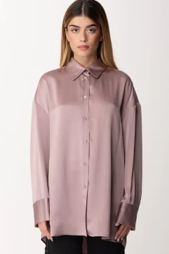 Semicouture Camicia SatinataBERRY