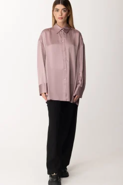 Semicouture Camicia SatinataBERRY
