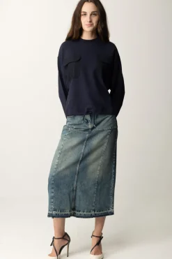 Semicouture Felpa Anouk con TaschiniUNIVERSO