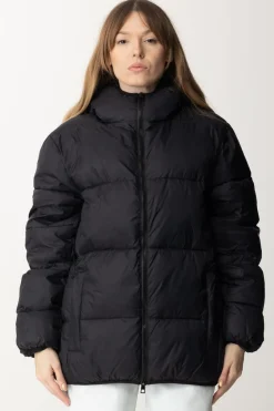 Semicouture Piumino Collo Alto con CappuccioNERO