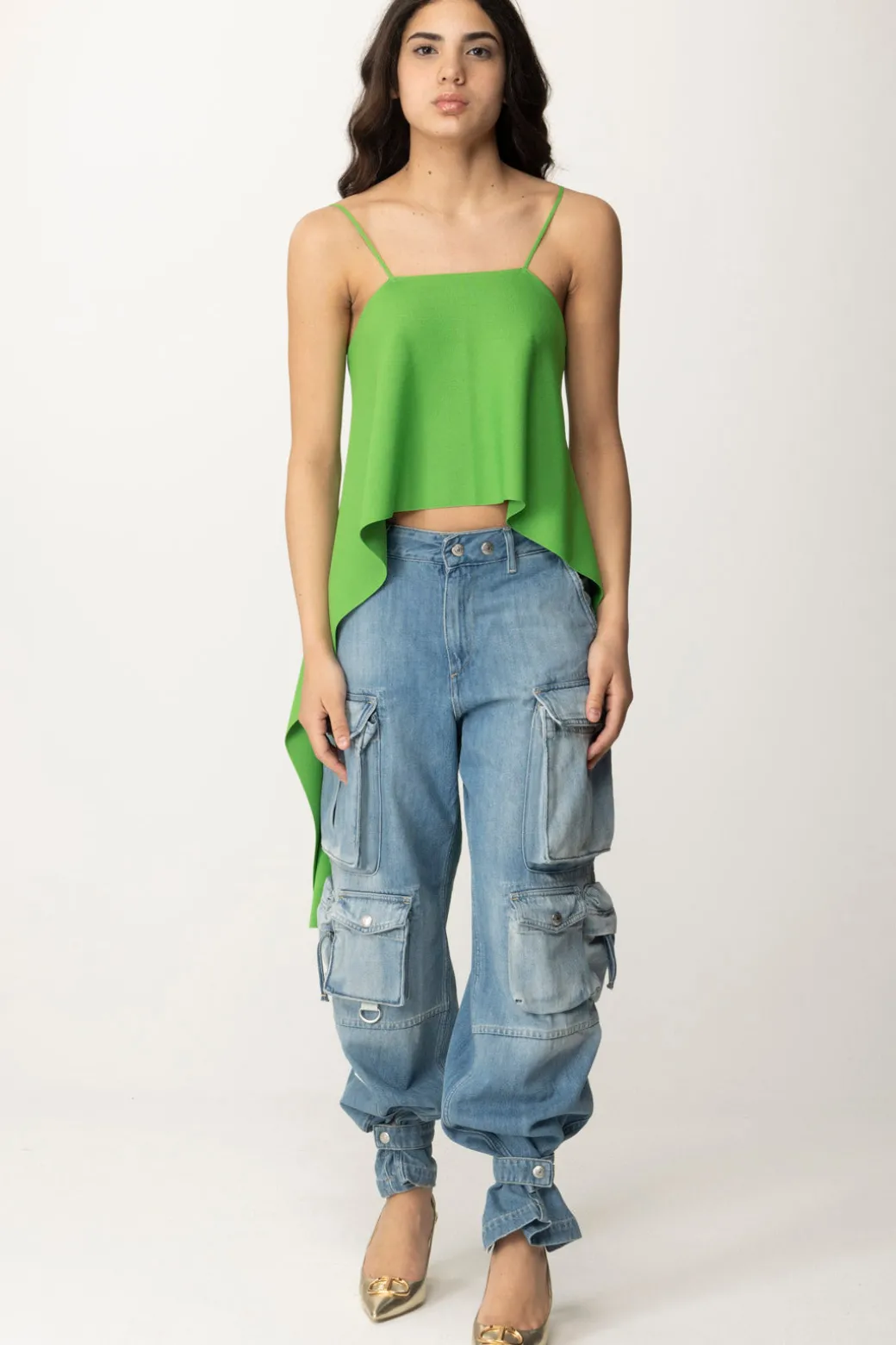 Semicouture Top Allacciato Sul Retro ElaineLINFA