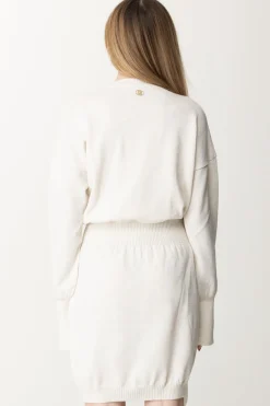 Simona Corsellini Abito In Maglia con FusciaccaWHITE