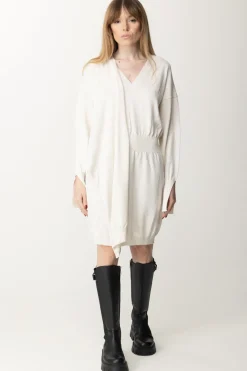 Simona Corsellini Abito In Maglia con FusciaccaWHITE