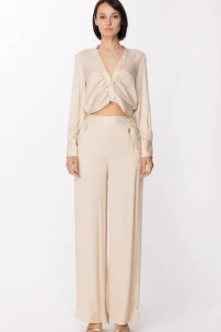 Simona Corsellini Blusa In Raso Effetto AnimalierGINGER