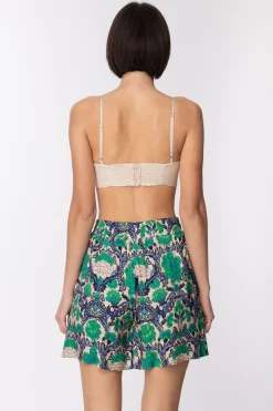 Simona Corsellini Crop Top con Coppe Effetto BustierGINGER