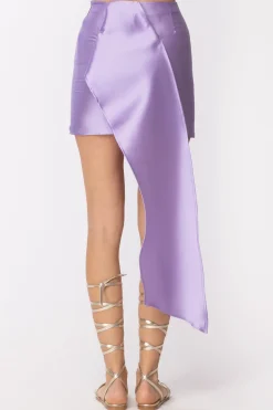 Simona Corsellini Gonna In SatinLILAC