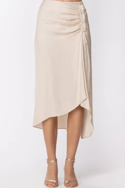 Simona Corsellini Gonna Longuette con ArricciatureGINGER