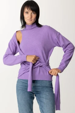 Simona Corsellini Maglia a Lupetto con NodoCOOL LILAC