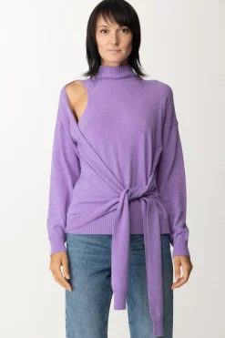 Simona Corsellini Maglia a Lupetto con NodoCOOL LILAC