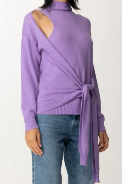 Simona Corsellini Maglia a Lupetto con NodoCOOL LILAC