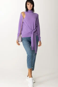 Simona Corsellini Maglia a Lupetto con NodoCOOL LILAC