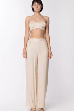 Simona Corsellini Pantaloni Ampi con Tasche LateraliGINGER