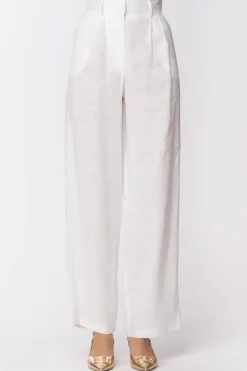 Simona Corsellini Pantaloni Ampi In LinoINFINITY SUMMER