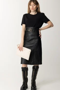 Simona Corsellini T-shirt In SetaNERO