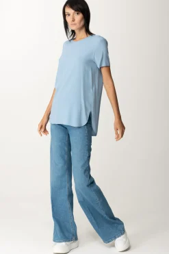 Simona Corsellini T-shirt In SetaSKY WAY