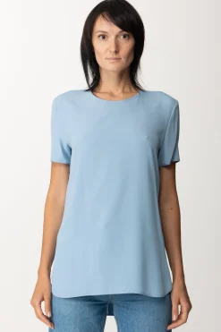 Simona Corsellini T-shirt In SetaSKY WAY