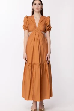 Twin-set Abito con Nodo e Cut-outHAZEL