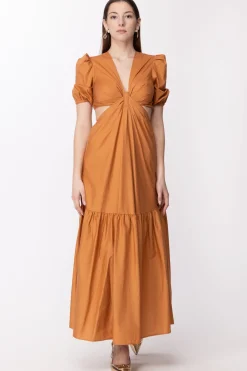 Twin-set Abito con Nodo e Cut-outHAZEL