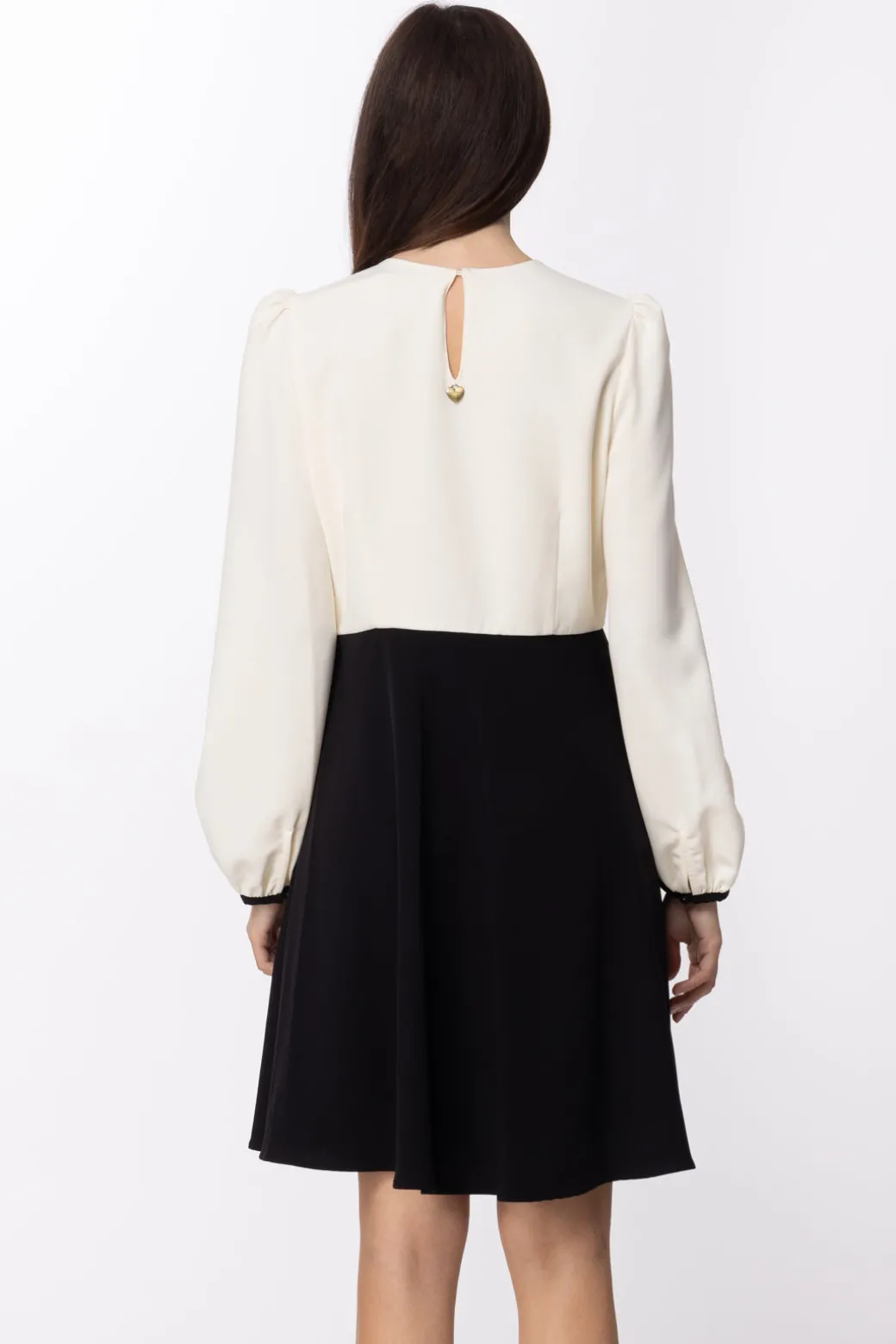 Twin-set Abito In Maglia con Cinturino Di PerleBIC.PERGAMENA/NERO