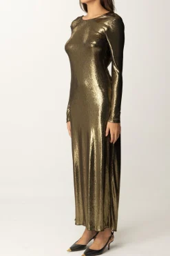 Twin-set Abito MetalizzatoLAMINA GOLD/BLACK