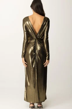 Twin-set Abito MetalizzatoLAMINA GOLD/BLACK