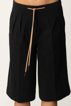 Twin-set Bermuda con CoulisseNERO