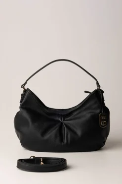 Twin-set Borsa a Spalla con Charm LogoNERO