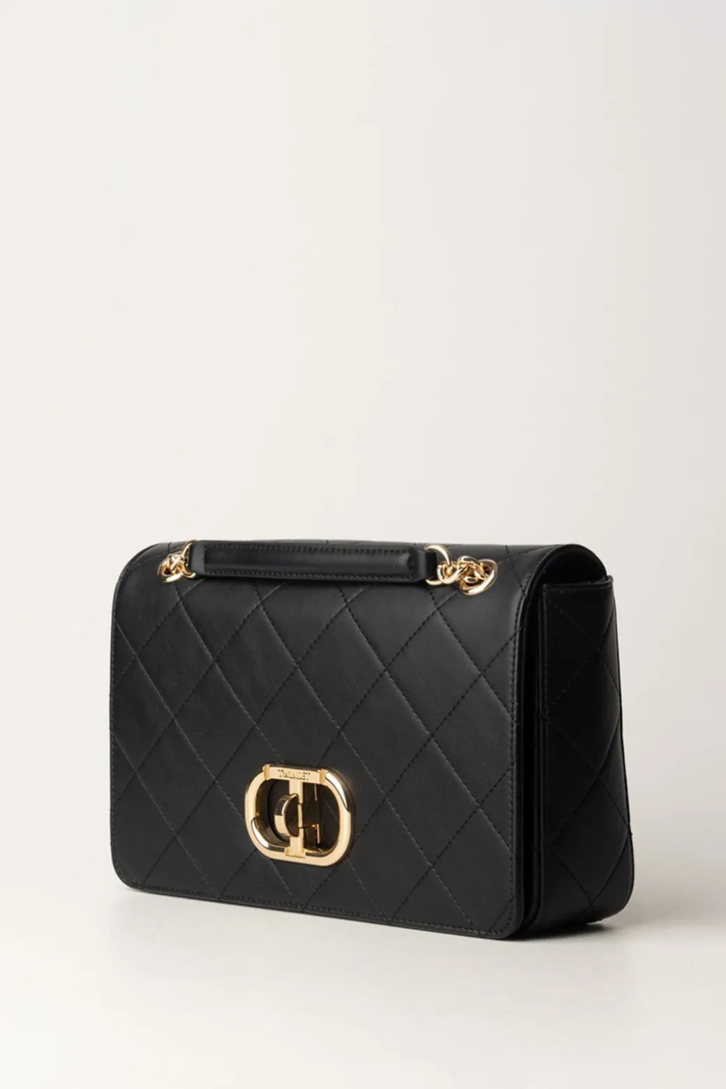 Twin-set Borsa a Tracolla Trapuntata con LogoNERO