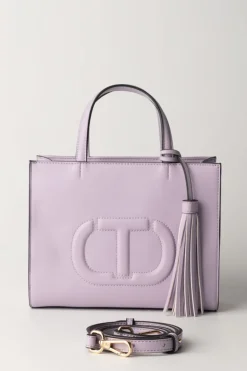 Twin-set Borsa a Tracolla In Paglia e PelleAMETISTA CHIARA