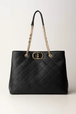 Twin-set Borsa Shopper TrapuntataNERO