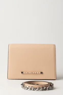 Twin-set Borsa Tote Media con Logo LetteringCUPCAKE PINK