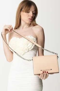 Twin-set Borsa Tote Media con Logo LetteringCUPCAKE PINK