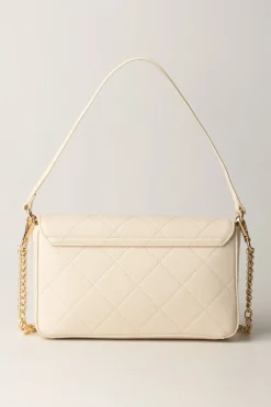 Twin-set Borsa Trapuntata con Tracolla RimovibileOLD WHITE
