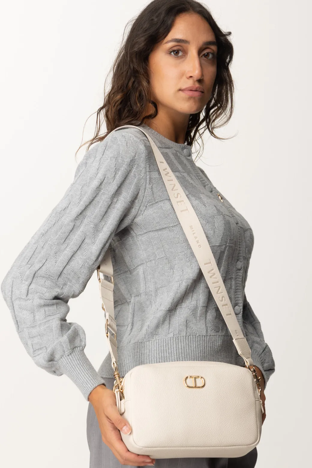 Twin-set Camera BagOLD WHITE