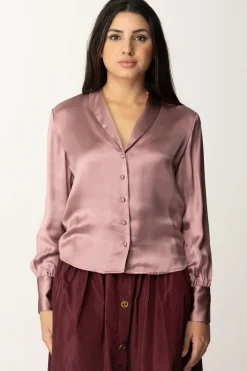 Twin-set Camicia In RasoCHOCOLATE RUBY