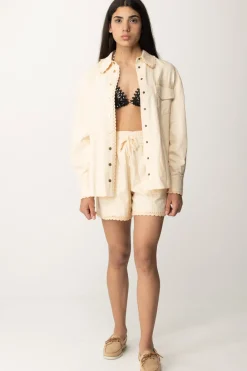 Twin-set Camicia LungaPARCHMENT