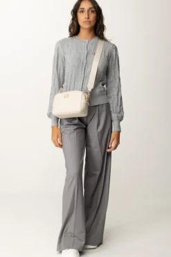 Twin-set Cardigan con Lavorazione LogoWARM MELANGE GRAY