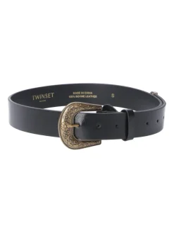 Twin-set Cintura con Fibbia TexanaNERO