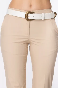 Twin-set Cintura con Fibbia TexanaAVORIO