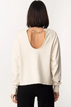 Twin-set Felpa con Scollo e Catena Sul RetroCHANTILLY